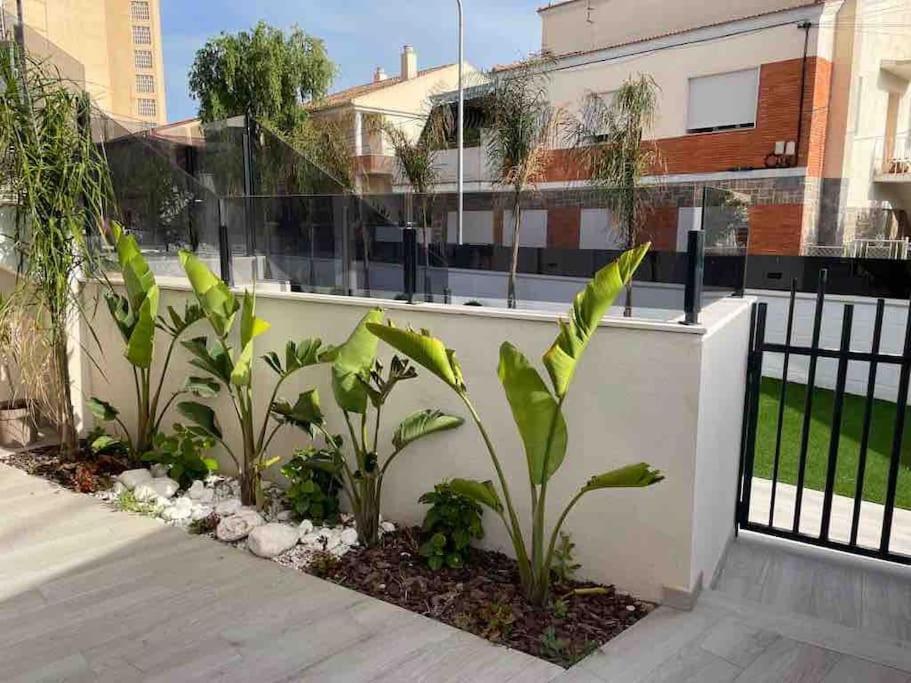 Beach Bungalow With Swiming Pool And Long Terrace San Javier Exterior foto