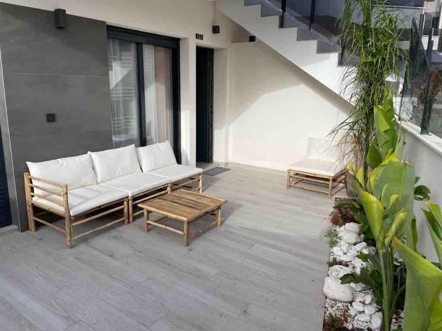 Beach Bungalow With Swiming Pool And Long Terrace San Javier Exterior foto