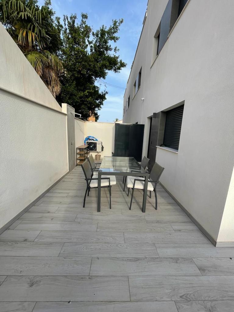 Beach Bungalow With Swiming Pool And Long Terrace San Javier Exterior foto