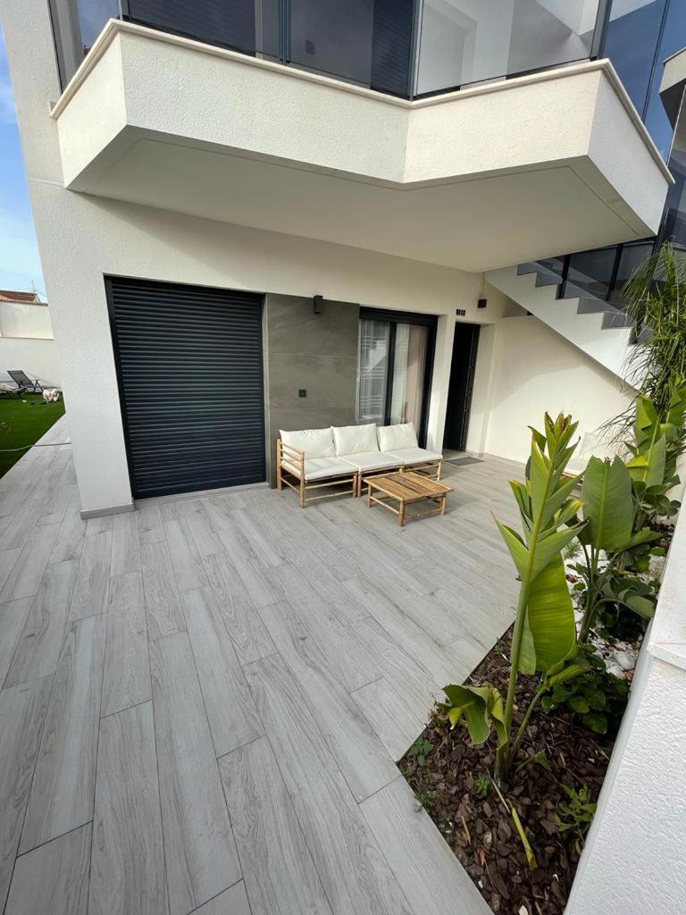 Beach Bungalow With Swiming Pool And Long Terrace San Javier Exterior foto